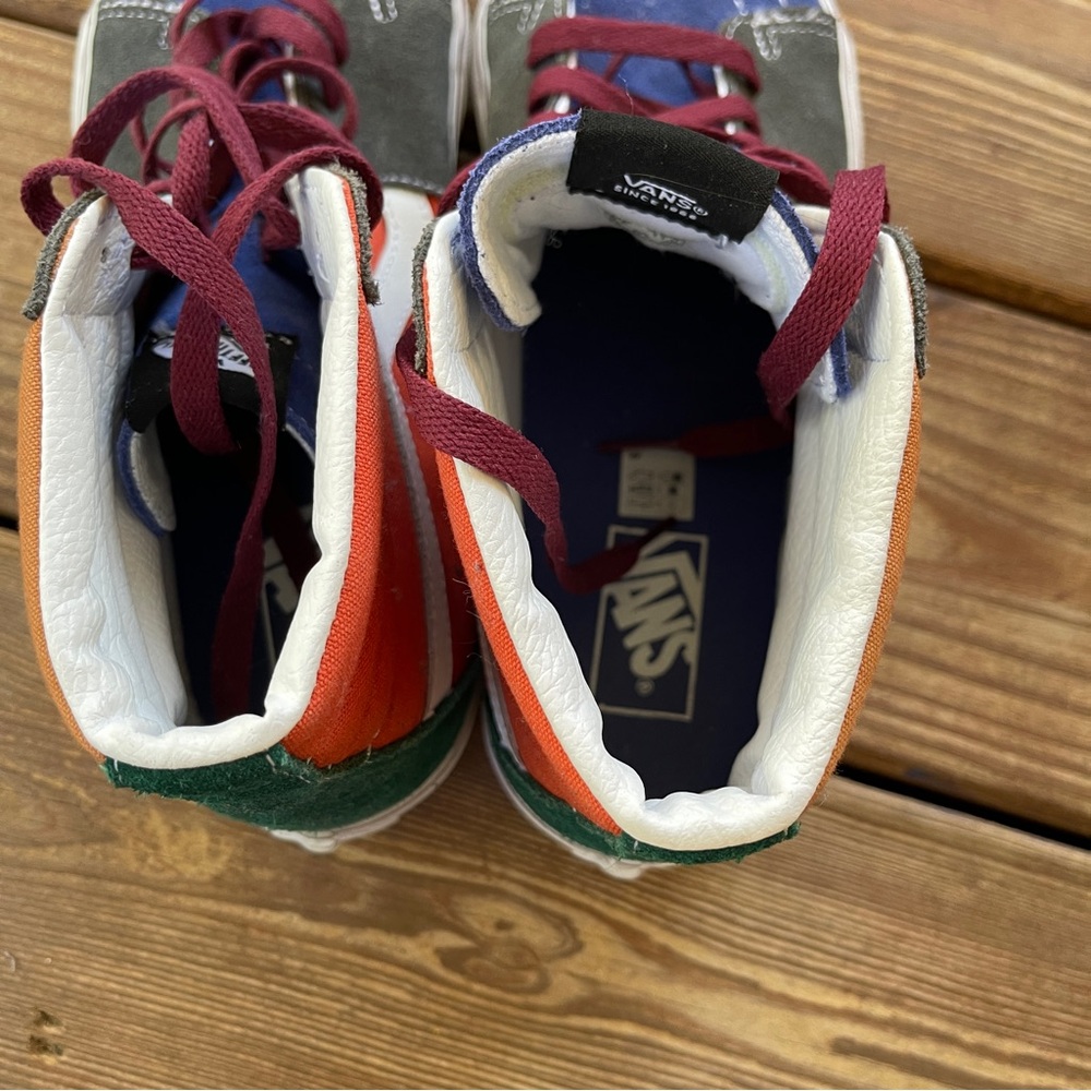 Vans Sk8-Hi Multicolor High Top Sneakers - Picture 5 of 6